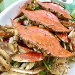 吃面包蟹视频,视频带你领略海鲜盛宴